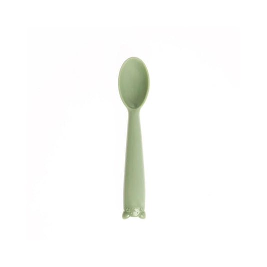 baby plus Silicone Spoon - Green | Luxury Home Accessories | Heulog Glow