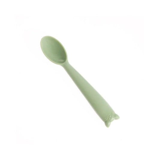 baby plus Silicone Spoon - Green | Luxury Home Accessories | Heulog Glow