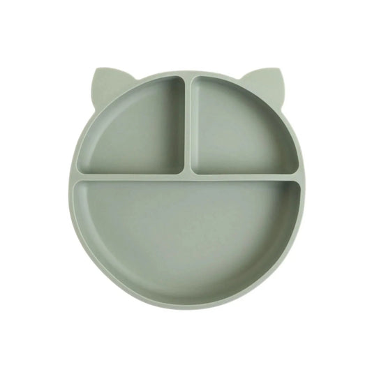 baby plus Silicone Suction Plate - Green | Luxury Home Accessories | Heulog Glow