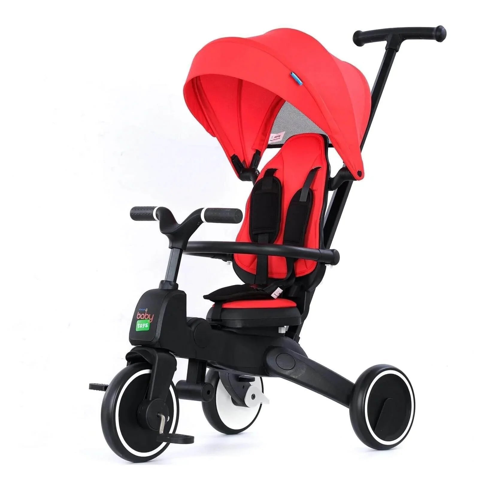 baby toys 3 in 1 Panda Foldable Trike Tricycles | Luxury Home Accessories | Heulog Glow