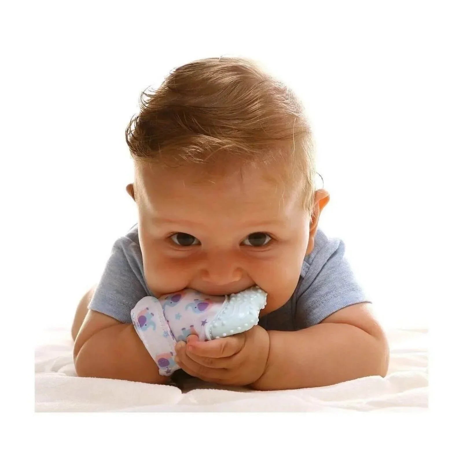 baby toys Baby Teething Mittens Green | Luxury Home Accessories | Heulog Glow