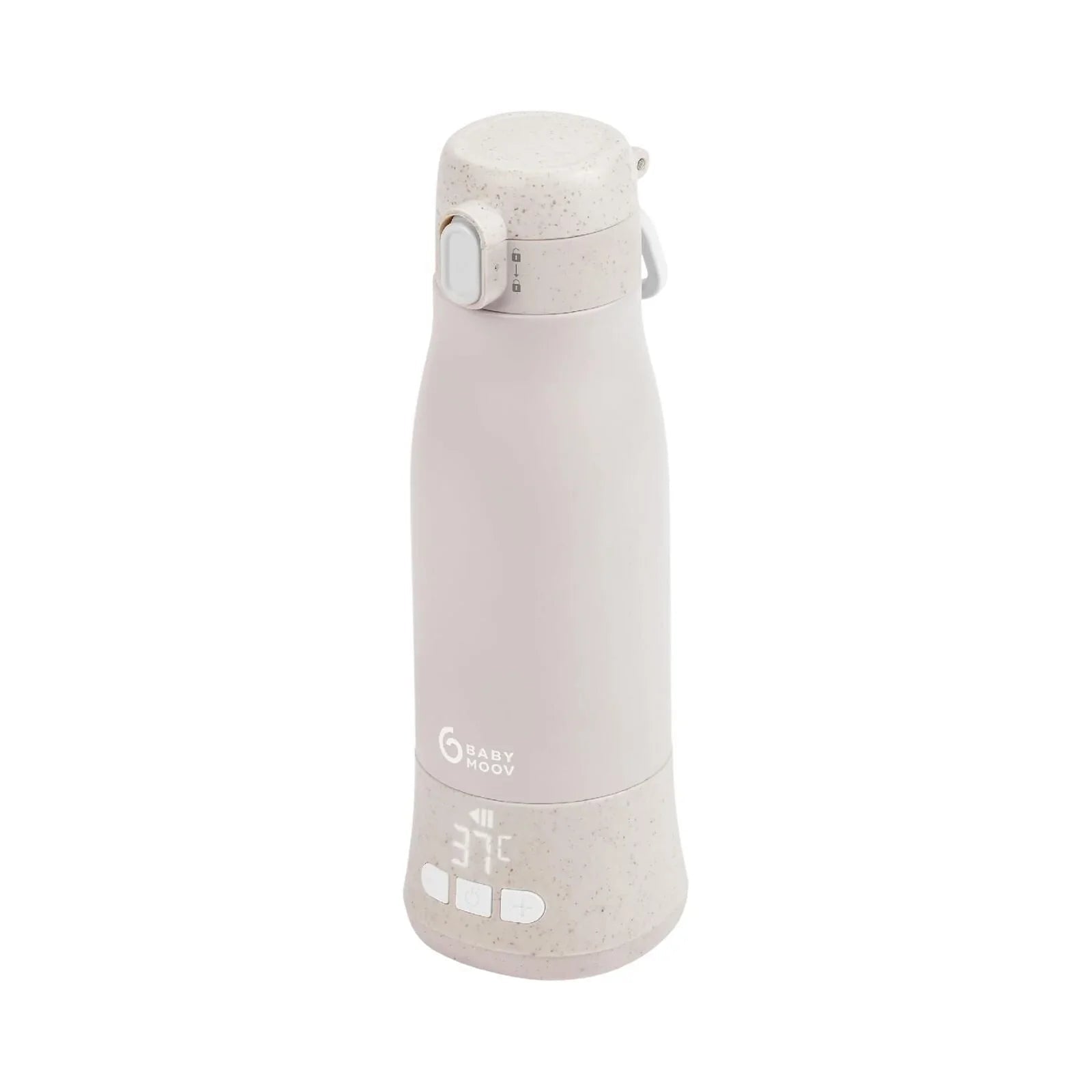 Babymoov Moov & Feed Rechargeable Travel Bottle Warmer - Mineral Beige | Luxury Home Accessories | Heulog Glow