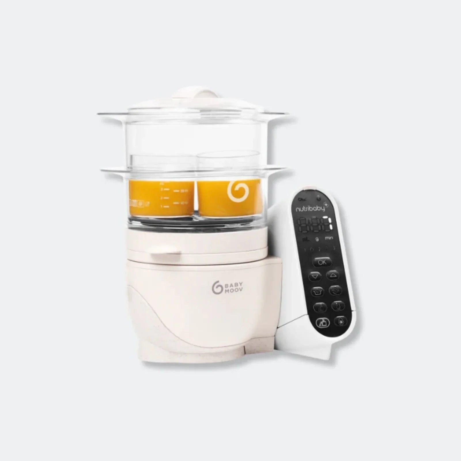 Babymoov Nutribaby (+) 6-in-1 Baby Food Maker - Mineral | Luxury Home Accessories | Heulog Glow