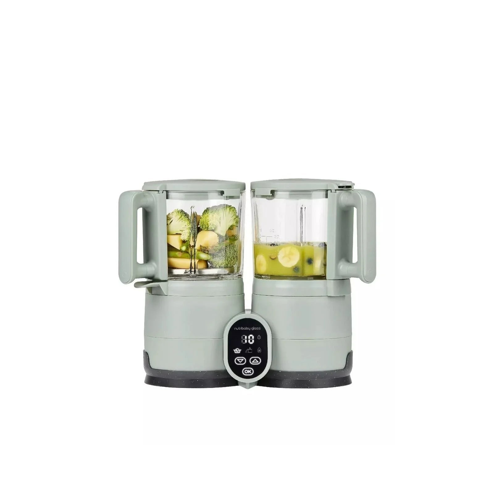 Babymoov Nutribaby Glass 4-in-1 Baby Food Maker | Luxury Home Accessories | Heulog Glow