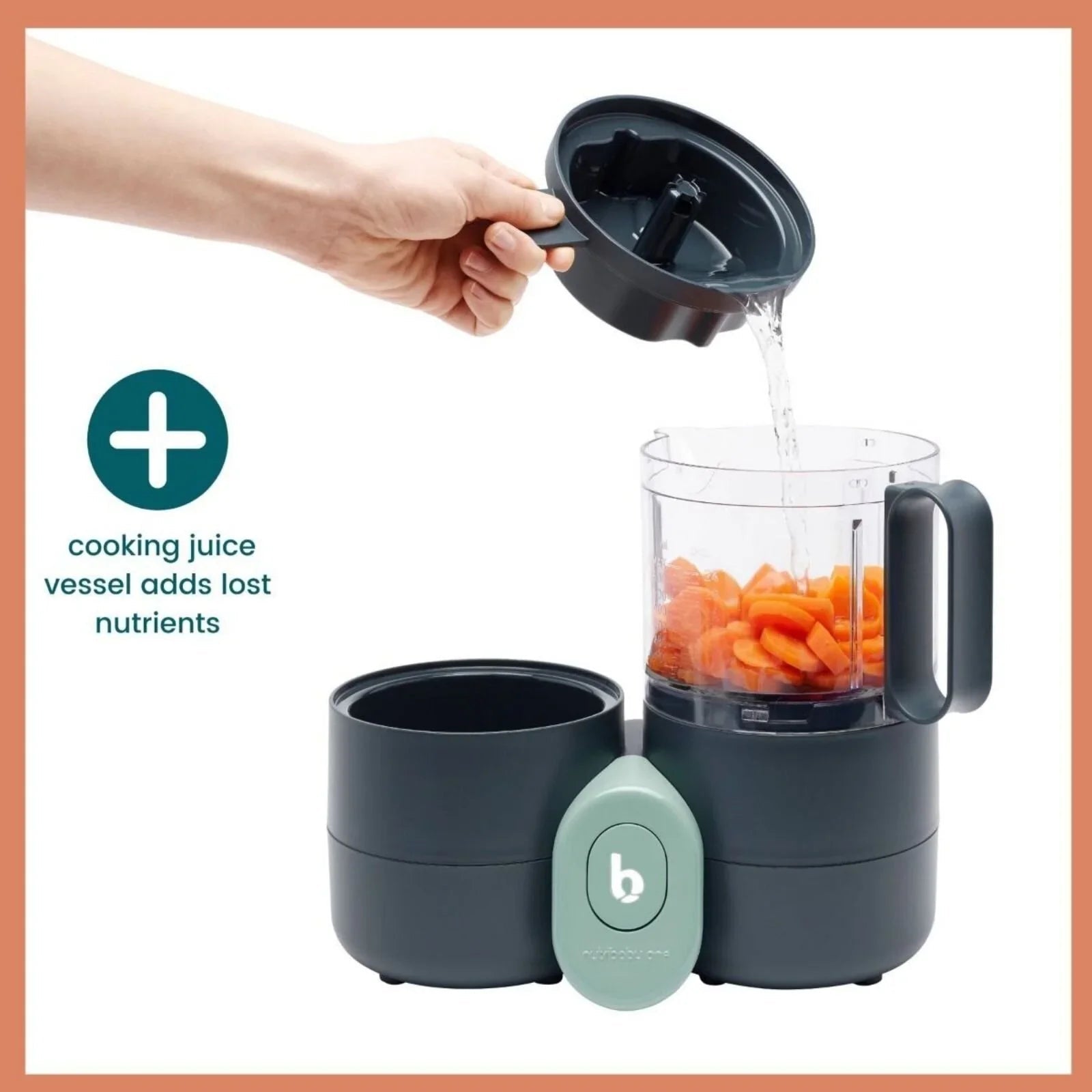 Babymoov Nutribaby One 4-in-1 Food Prep Machine | Luxury Home Accessories | Heulog Glow