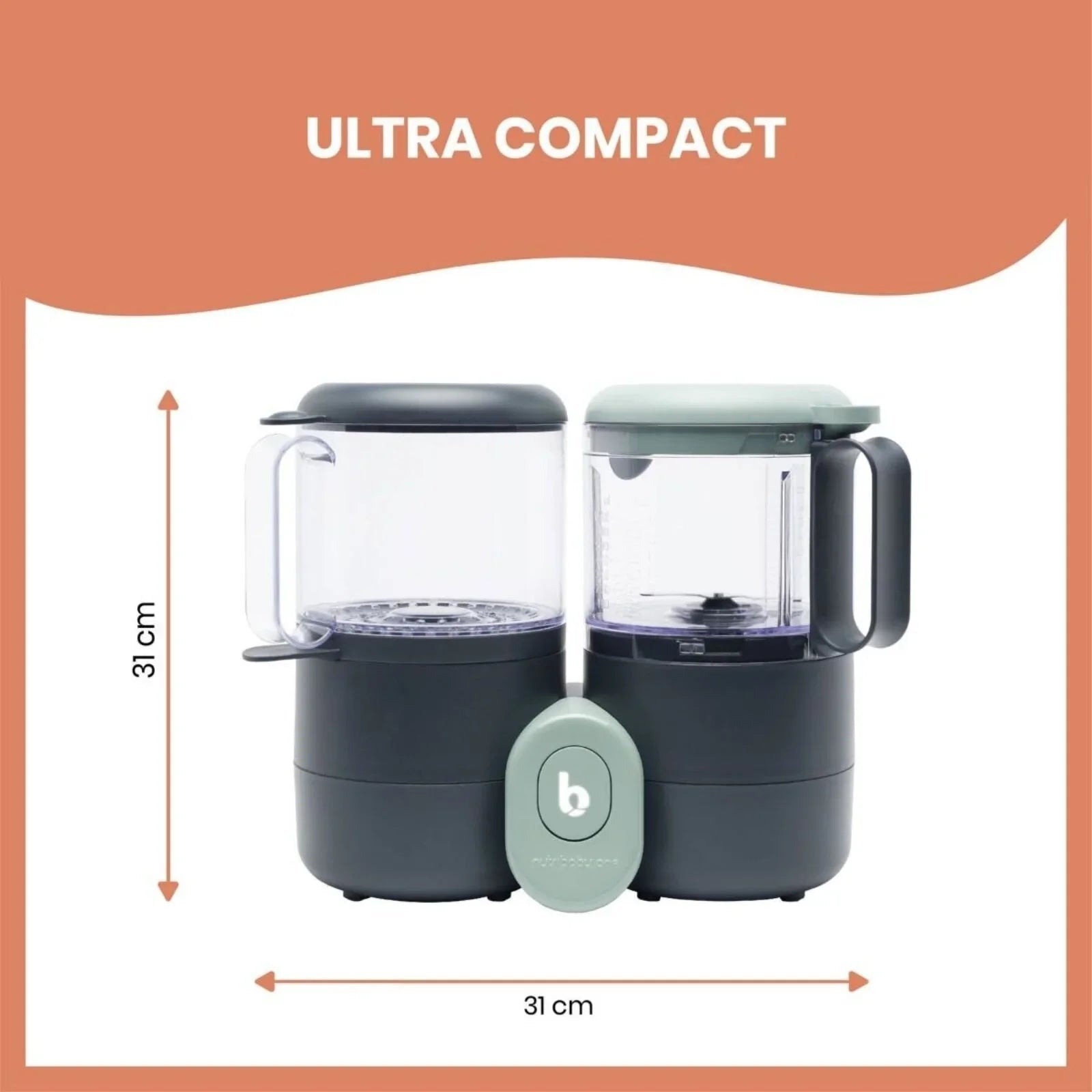 Babymoov Nutribaby One 4-in-1 Food Prep Machine | Luxury Home Accessories | Heulog Glow