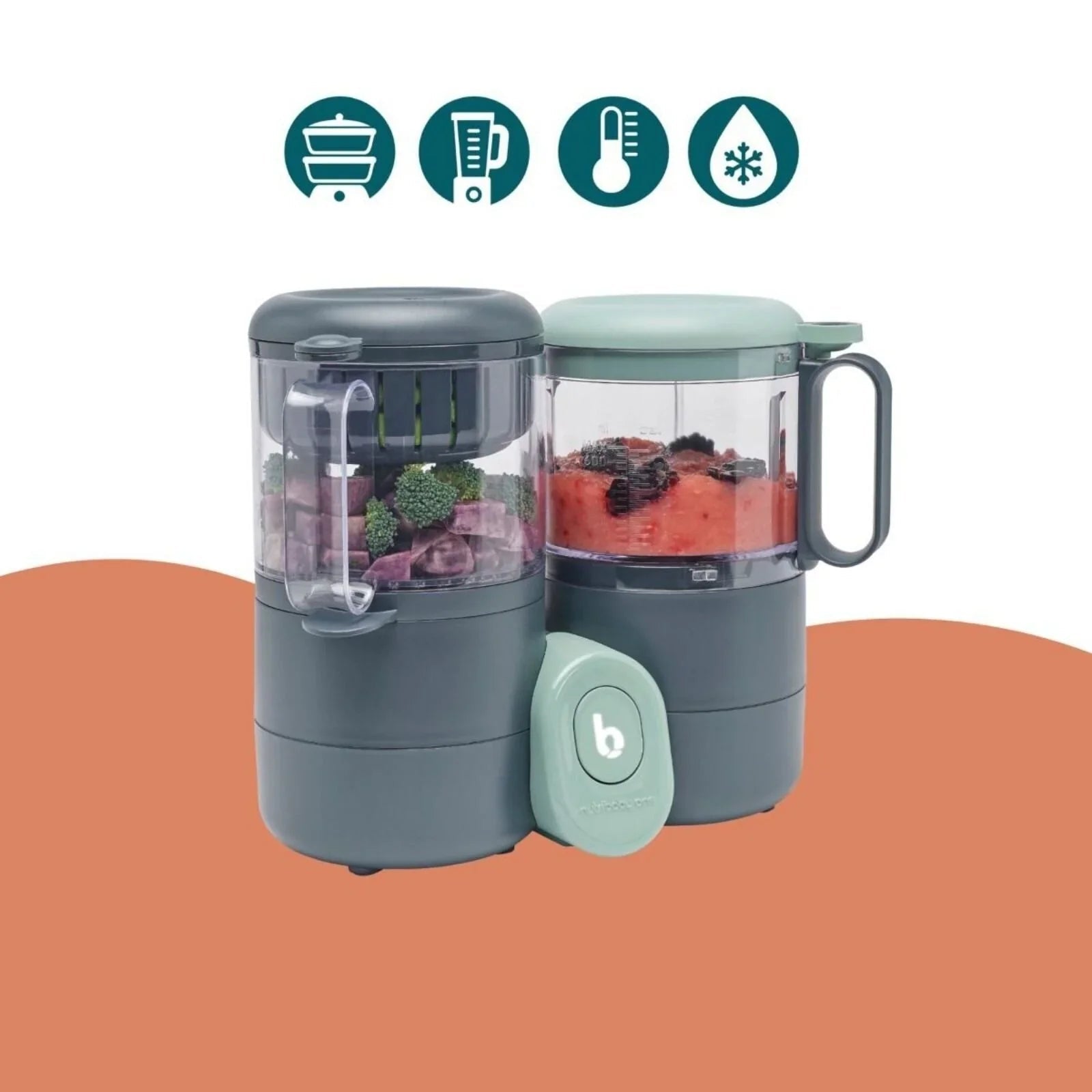 Babymoov Nutribaby One 4-in-1 Food Prep Machine | Luxury Home Accessories | Heulog Glow