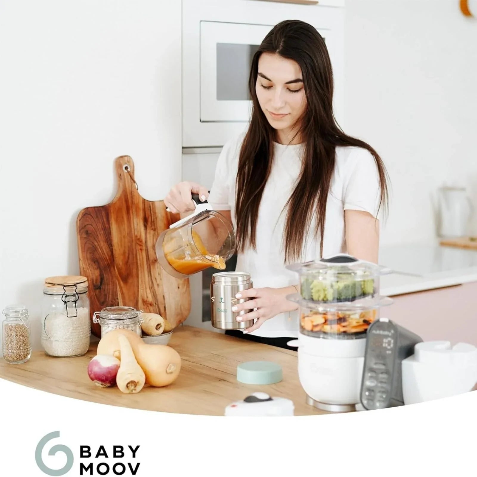 Babymoov Stainless Steel Insulated Food Flask - Fox | Luxury Home Accessories | Heulog Glow