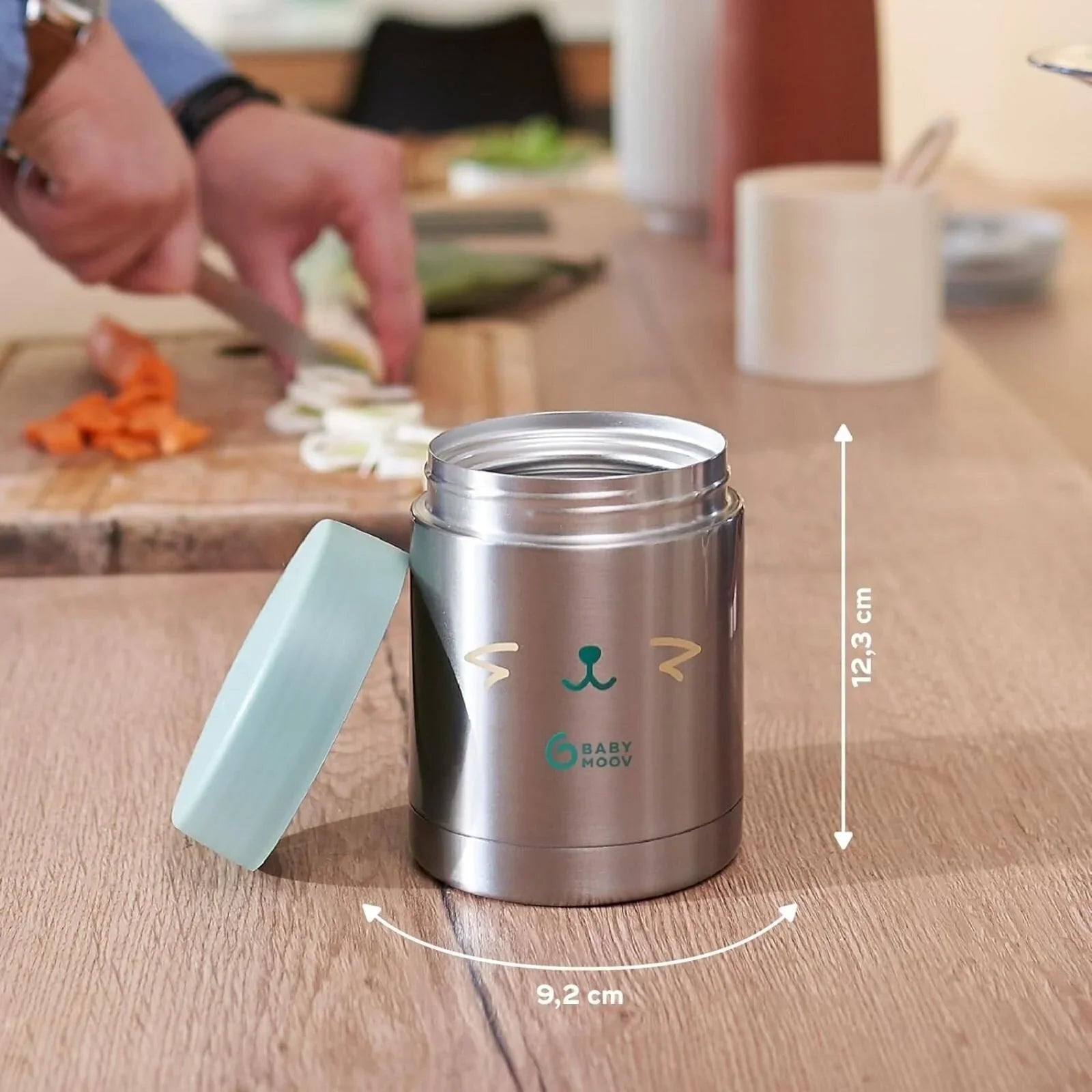 Babymoov Stainless Steel Insulated Food Flask - Fox | Luxury Home Accessories | Heulog Glow