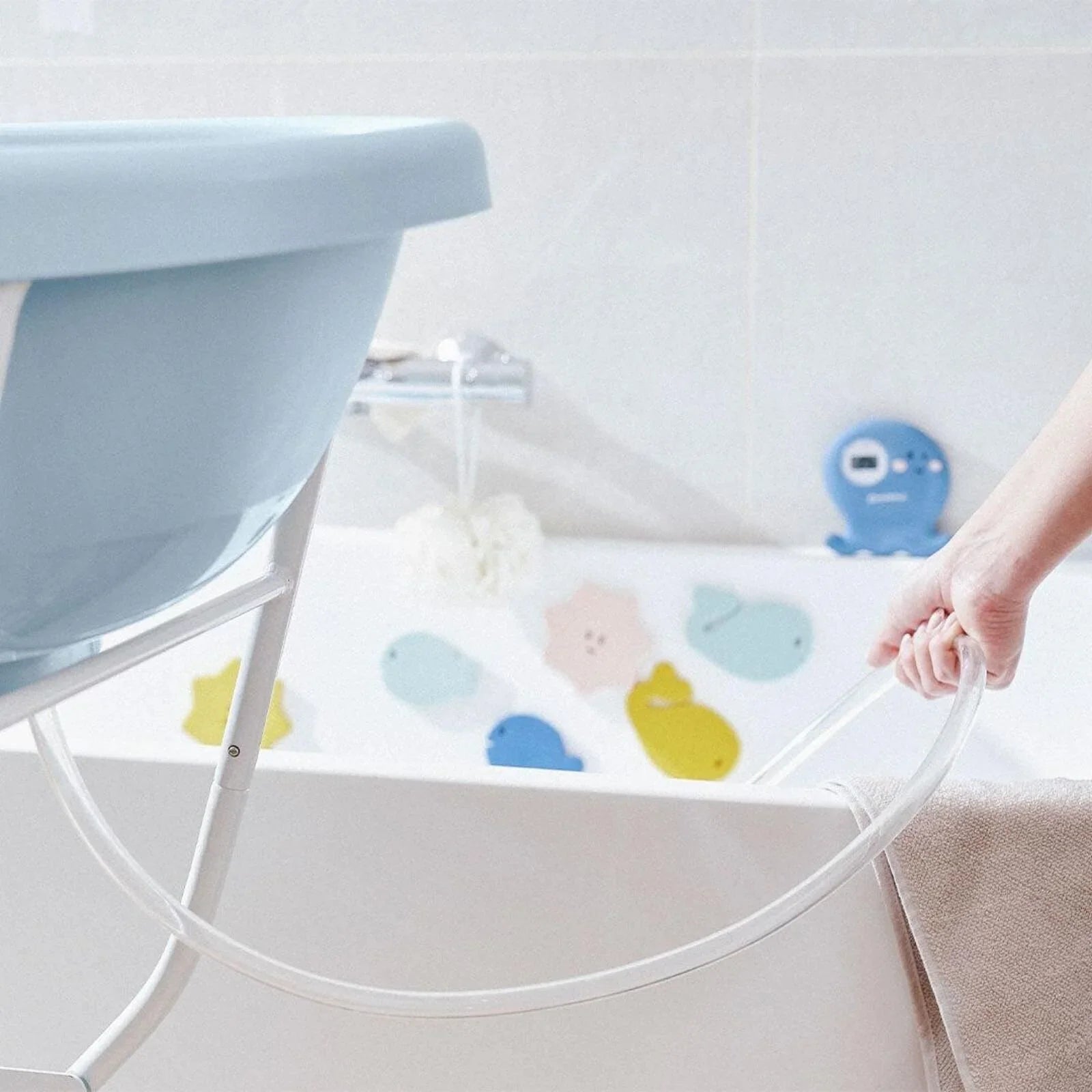 Badabulle Whale Bath Tub Stand & Drain Pipe | Luxury Home Accessories | Heulog Glow