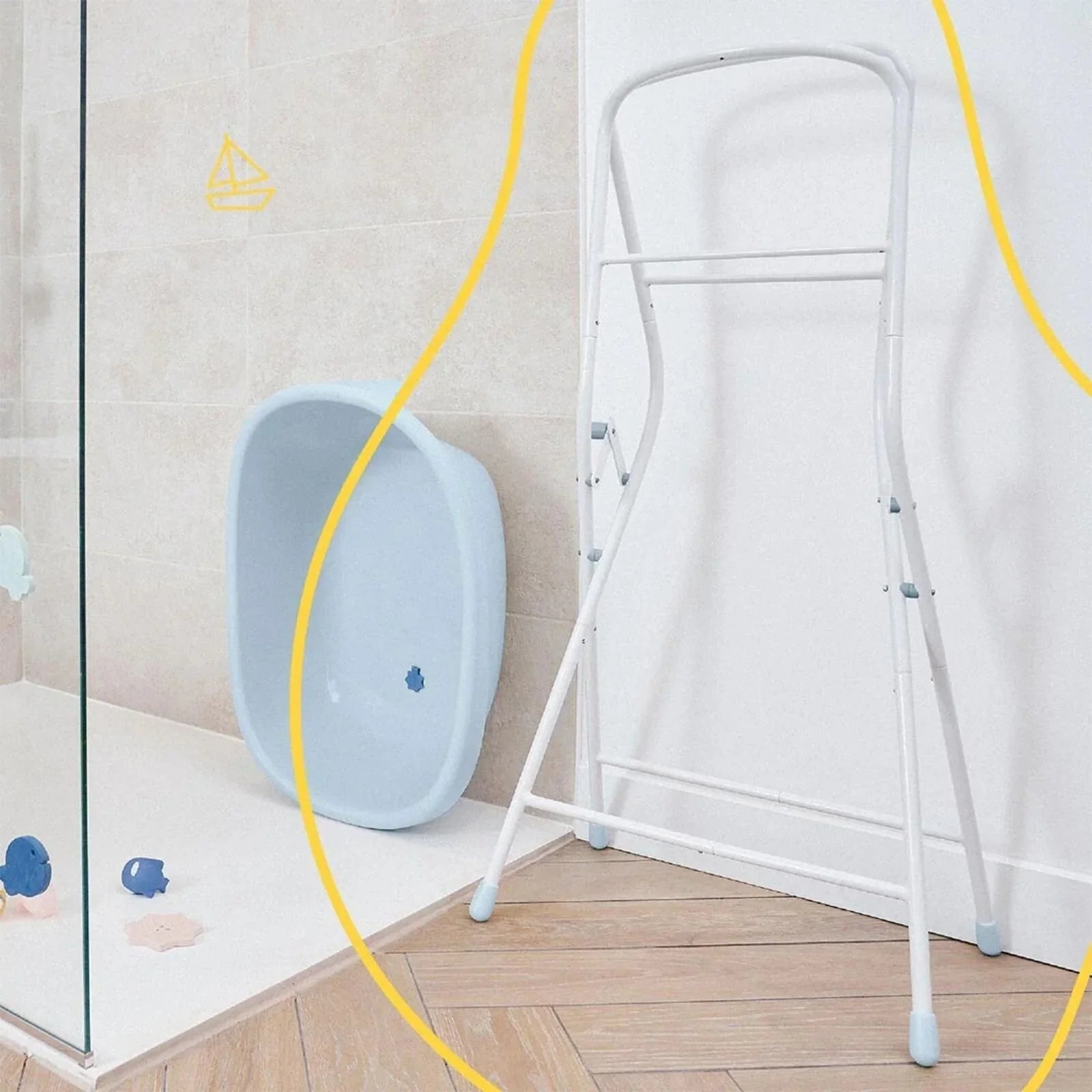 Badabulle Whale Bath Tub Stand & Drain Pipe | Luxury Home Accessories | Heulog Glow
