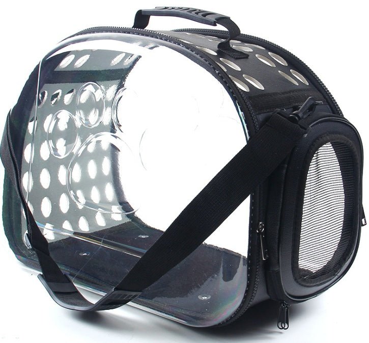 Bag out portable transparent cat dog backpack foldable four-sided breathable Messenger portable cat bag | Luxury Home Accessories | Heulog Glow