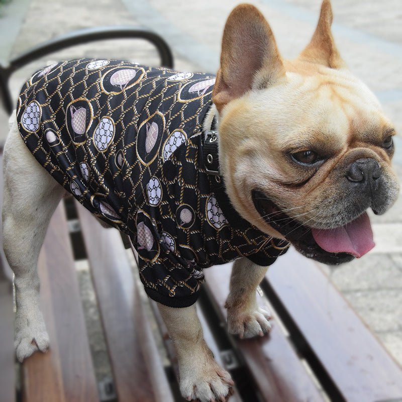 Bag Printing Dog Clothes Spring And Autumn Stretch Small Dog Pet Clothes | Luxury Home Accessories | Heulog Glow