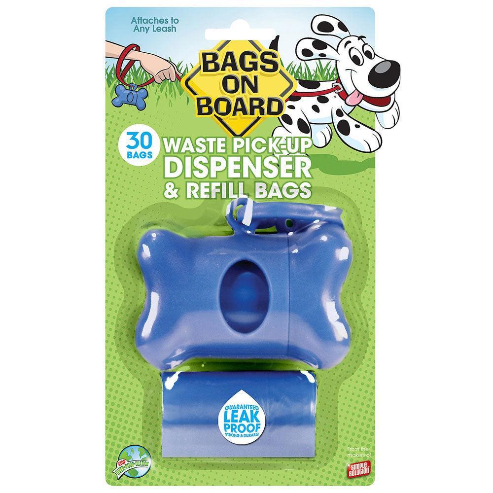 Bags On Board Bone Dispenser Blue x30 | Luxury Home Accessories | Heulog Glow