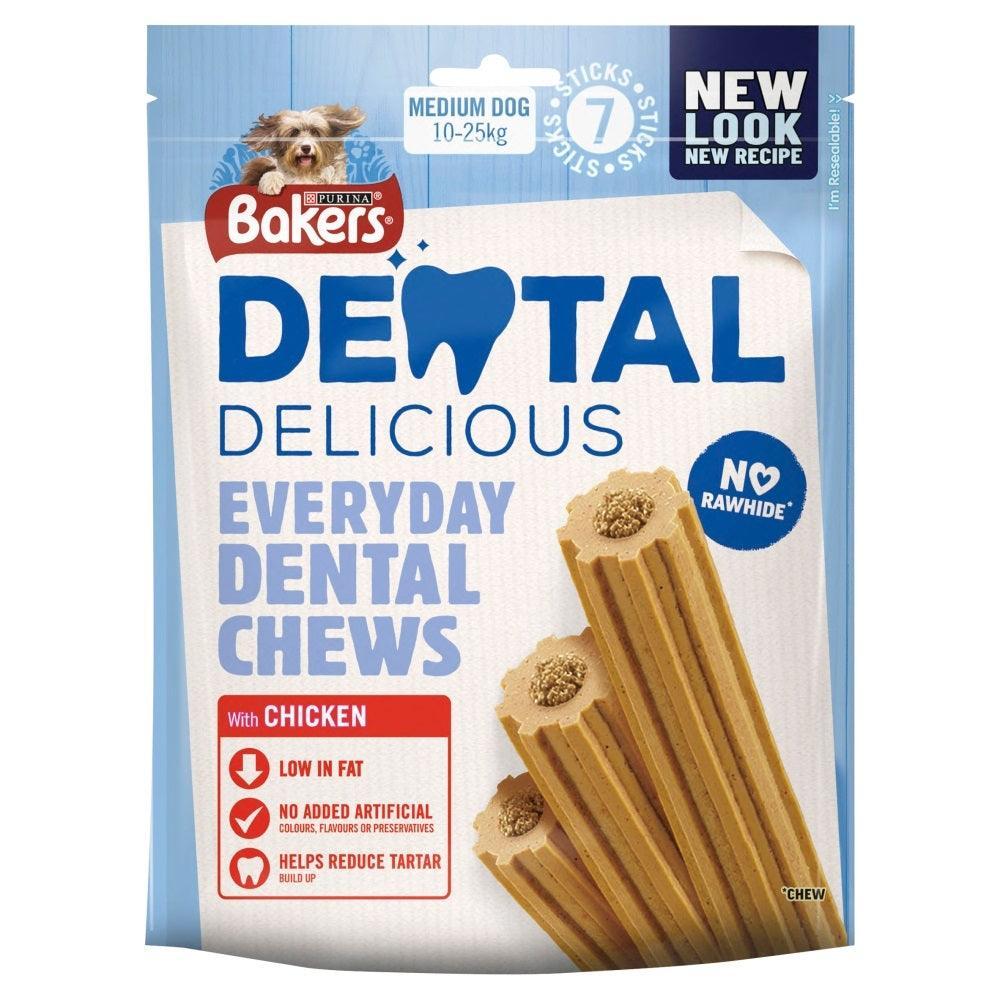 Bakers Dental Del Chicken Medium 6x200g | Luxury Home Accessories | Heulog Glow