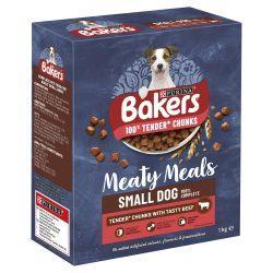 Bakers Meaty Meals Adult Dry Dog Food, 1kg | Luxury Home Accessories | Heulog Glow