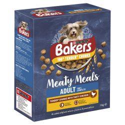 Bakers Meaty Meals Adult Dry Dog Food, 1kg | Luxury Home Accessories | Heulog Glow