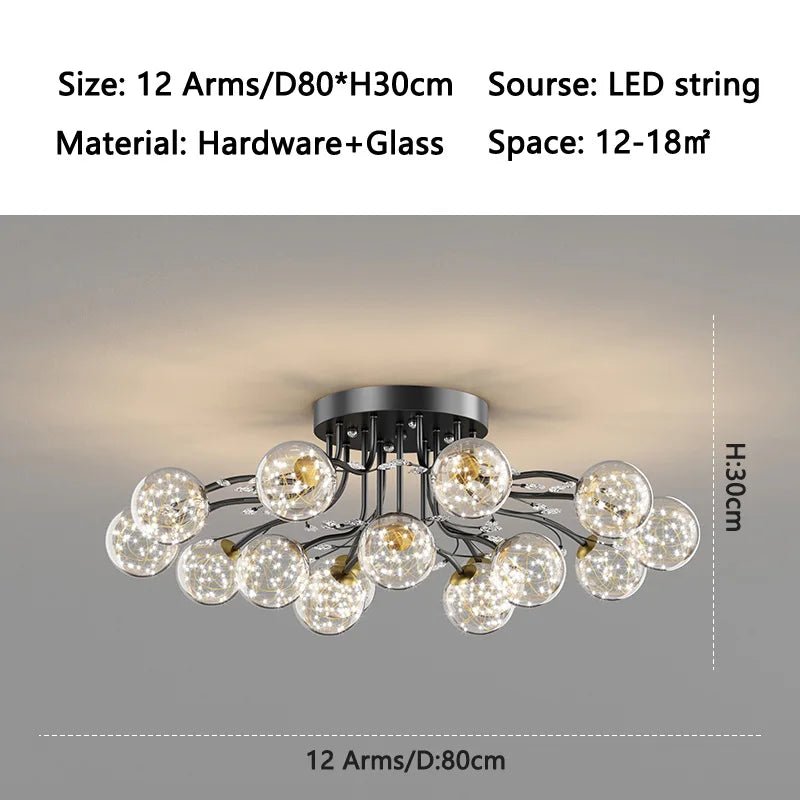 ball G9 led Ceiling Lights for Bedroom Living room decoration indoor lighting | Luxury Home Accessories | Heulog Glow