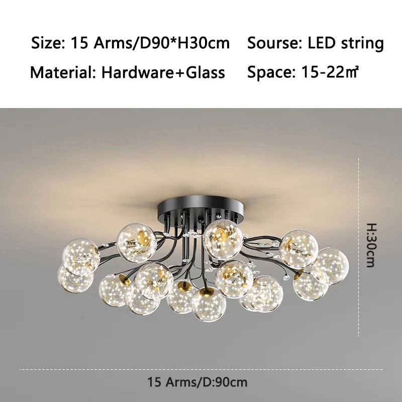 ball G9 led Ceiling Lights for Bedroom Living room decoration indoor lighting | Luxury Home Accessories | Heulog Glow