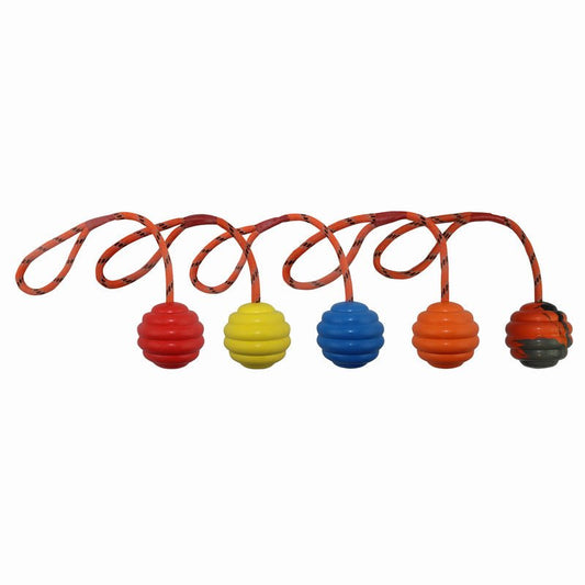 Ball Multi-color Optional Rubber Bite-resistant Molar Clean Tooth Rope Knot Interactive Training Pet Toy | Luxury Home Accessories | Heulog Glow