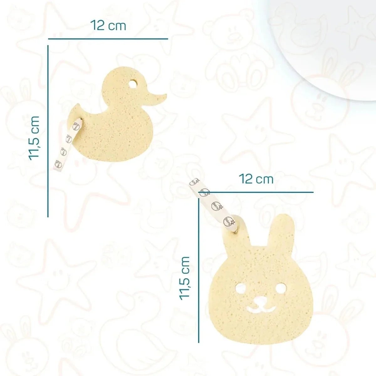Balmy Baby Bath Sponge Assorted | Luxury Home Accessories | Heulog Glow