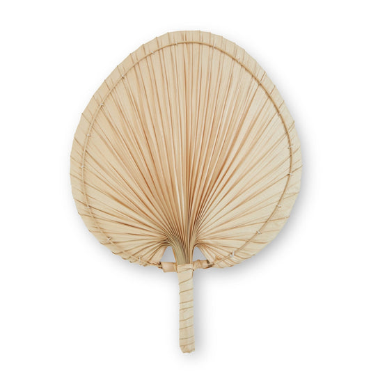 Balta Small Natural Palm Leaf Fan | Luxury Home Accessories | Heulog Glow