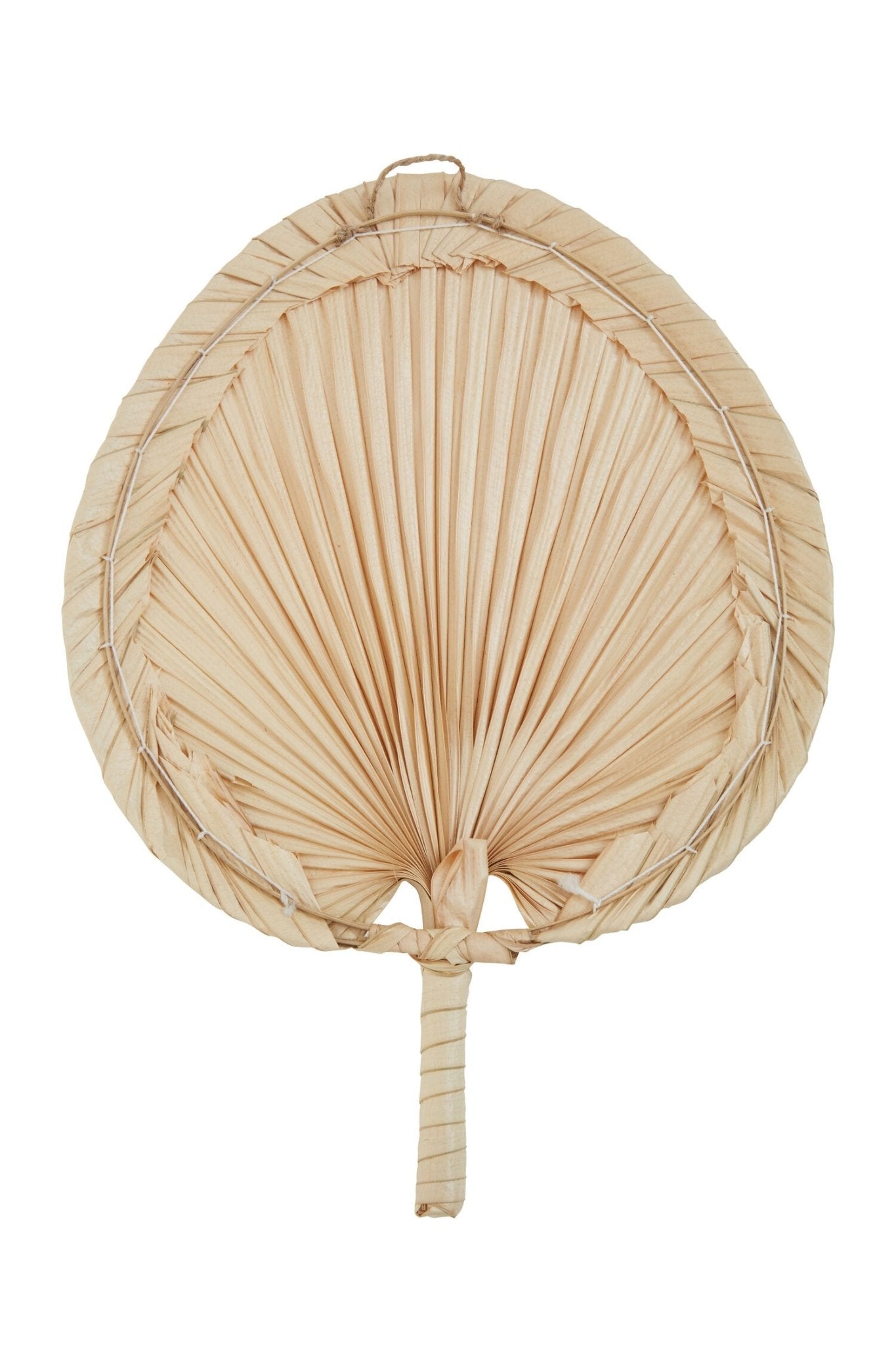 Balta Small Natural Palm Leaf Fan | Luxury Home Accessories | Heulog Glow