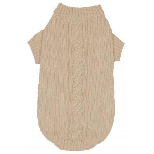 Banbury & Co Knitted Dog Jumper Ivory Medium | Luxury Home Accessories | Heulog Glow
