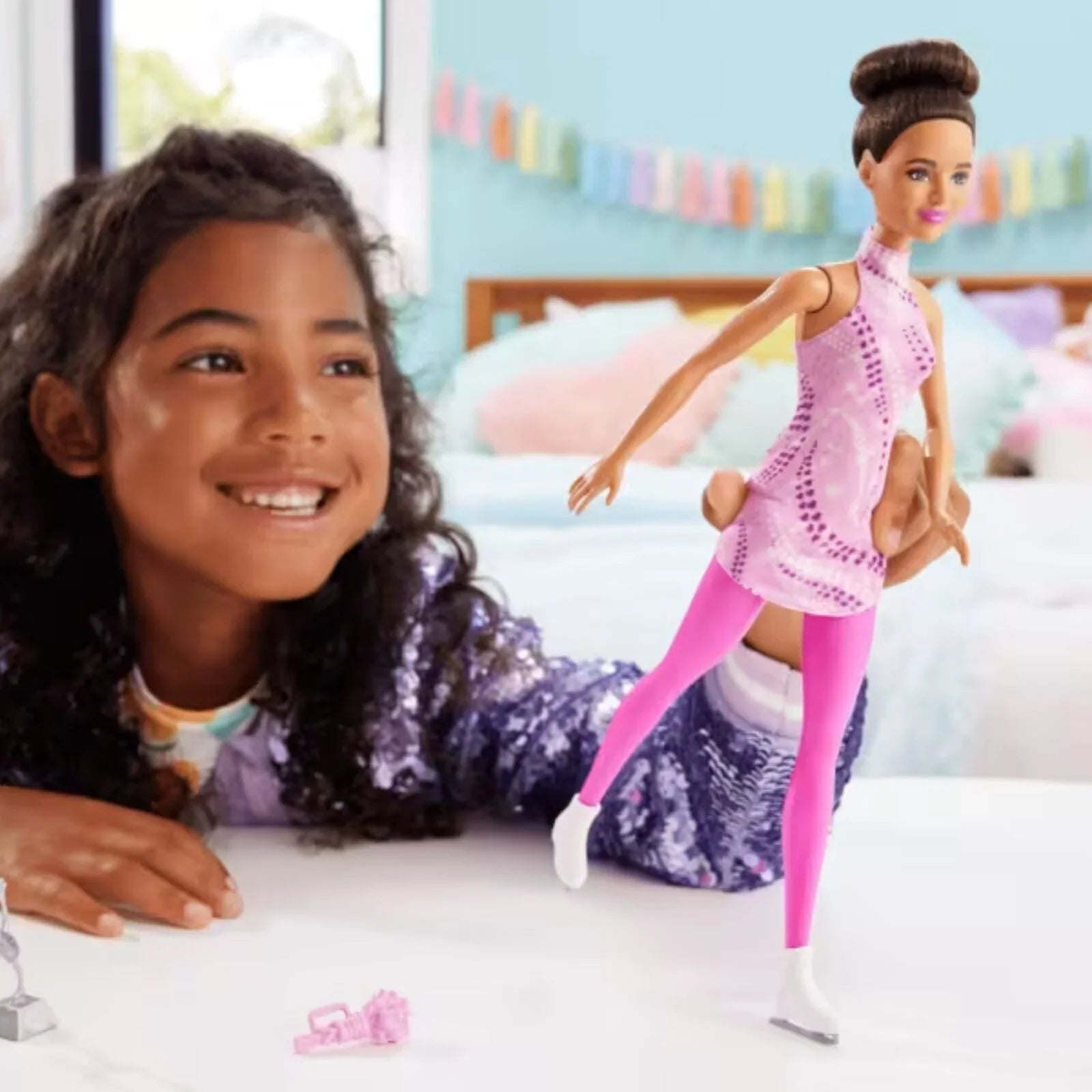 Barbie Careers Figure Ice Skater Doll | Luxury Home Accessories | Heulog Glow