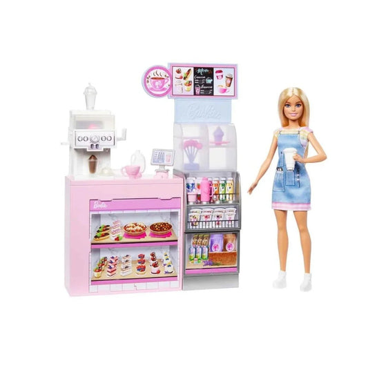 Barbie Coffee Shop Playset | Luxury Home Accessories | Heulog Glow