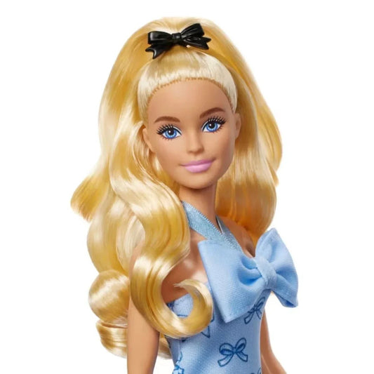Barbie Fashionistas Doll 237 with Blue Bows Dress | Luxury Home Accessories | Heulog Glow