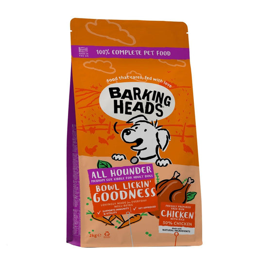 Barking Head All Hound Bowl Chick 4x2kg | Luxury Home Accessories | Heulog Glow