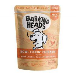 Barking Heads Bowl Lickin' Chicken Pouch 10 x 300g | Luxury Home Accessories | Heulog Glow