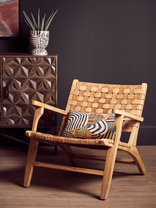 Barren Earthenware White And Black Hand Painted Planter | Luxury Home Accessories | Heulog Glow