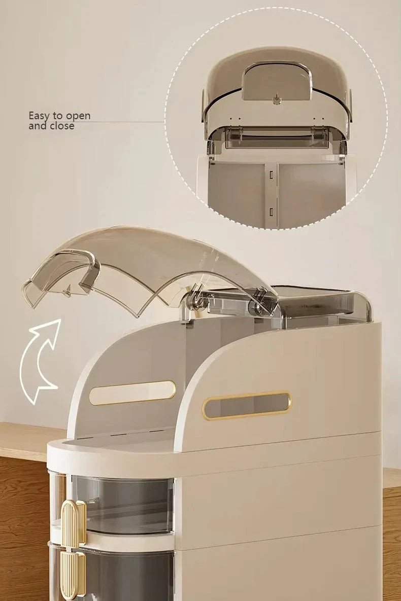 Bathroom Narrow Gap Storage Shelf Floor Cabinet | Luxury Home Accessories | Heulog Glow