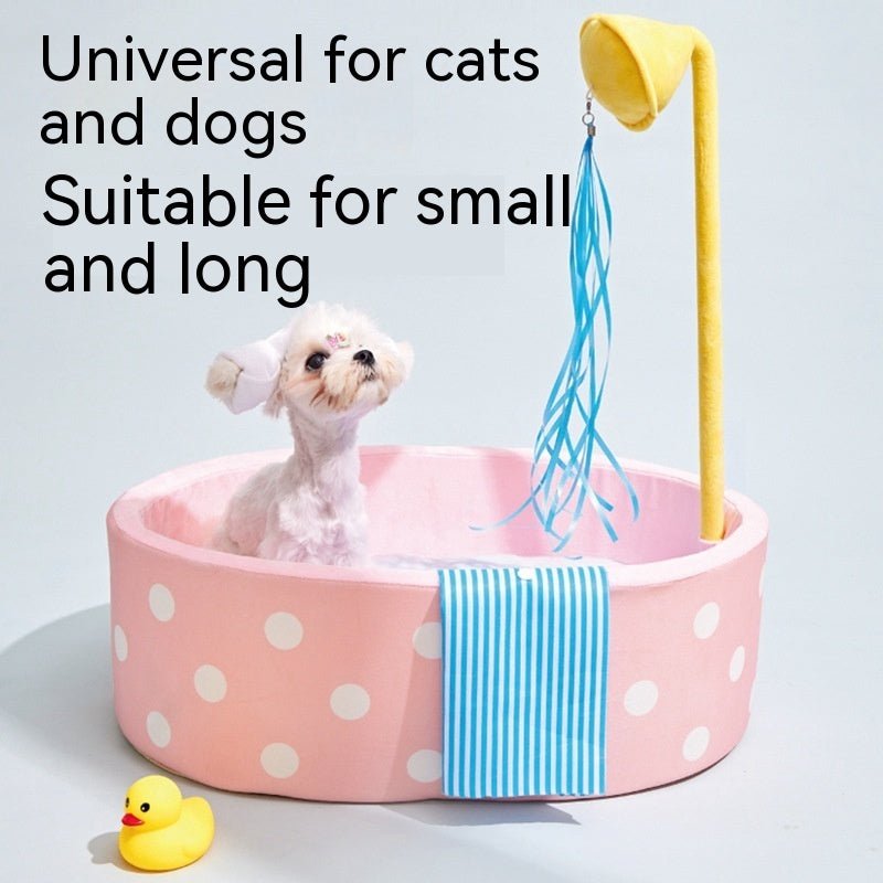 Bathtub Pet Bed Autumn And Winter Warm Nest Cat Dog Deep Sleeping Bed Cat Teaser Toy | Luxury Home Accessories | Heulog Glow