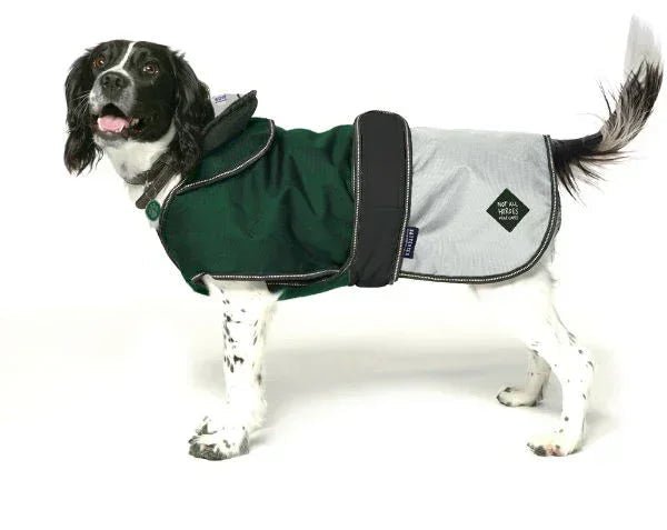 Battersea 2in1 Dog Coat Green 30cm/12 | Luxury Home Accessories | Heulog Glow
