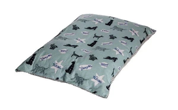 Battersea Playful Dogs Deep Duvet Medium | Luxury Home Accessories | Heulog Glow