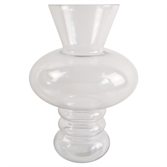60cm Chrysanthemum Mix Glass Bubble Vase