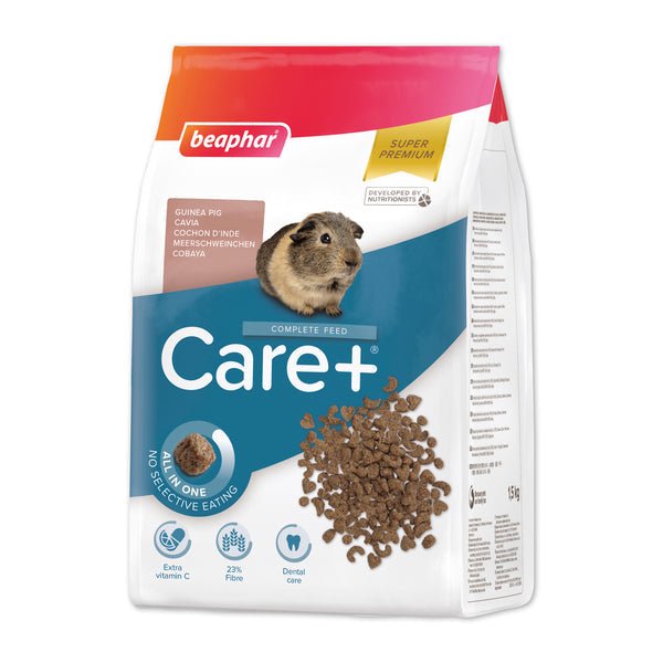 Beaphar Care+ Guinea Pig Food 1.5kg | Luxury Home Accessories | Heulog Glow