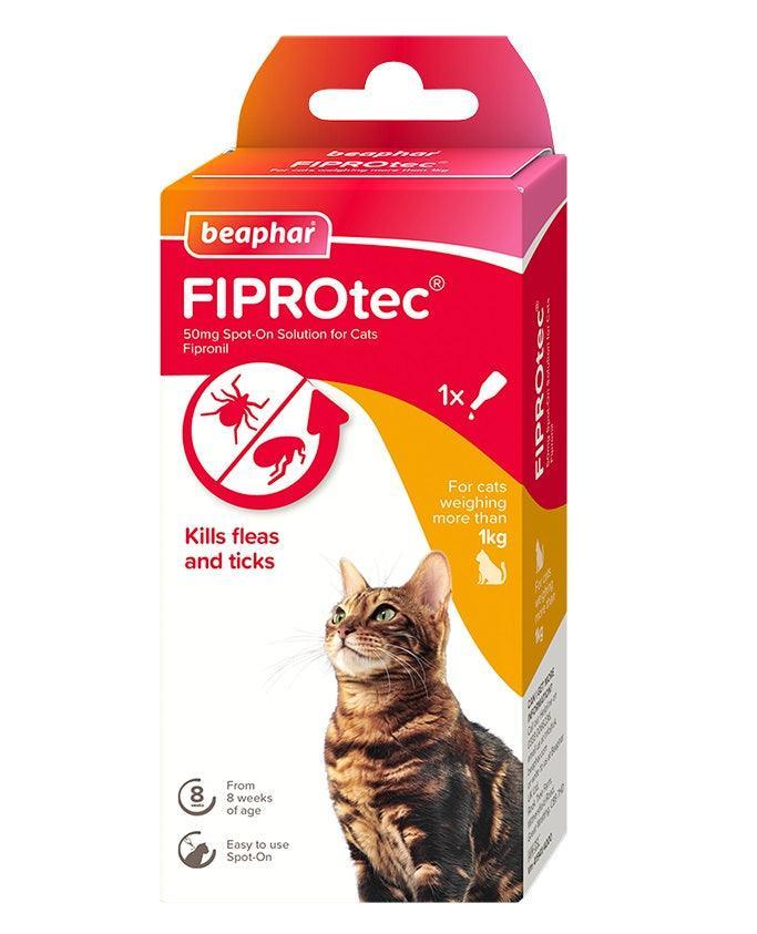 Beaphar FIPROtec Cat 1 pipettes x6 | Luxury Home Accessories | Heulog Glow