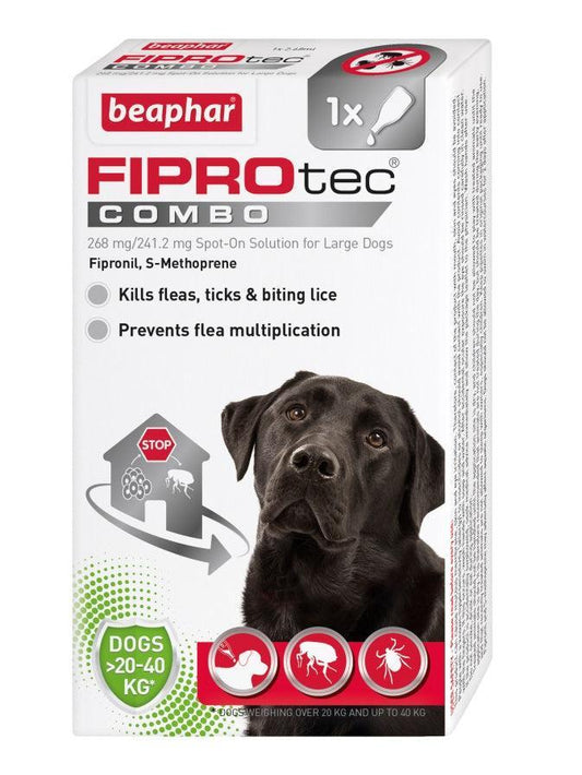Beaphar FIPROtec COMBO Lrg Dog 1 pip x6 | Luxury Home Accessories | Heulog Glow
