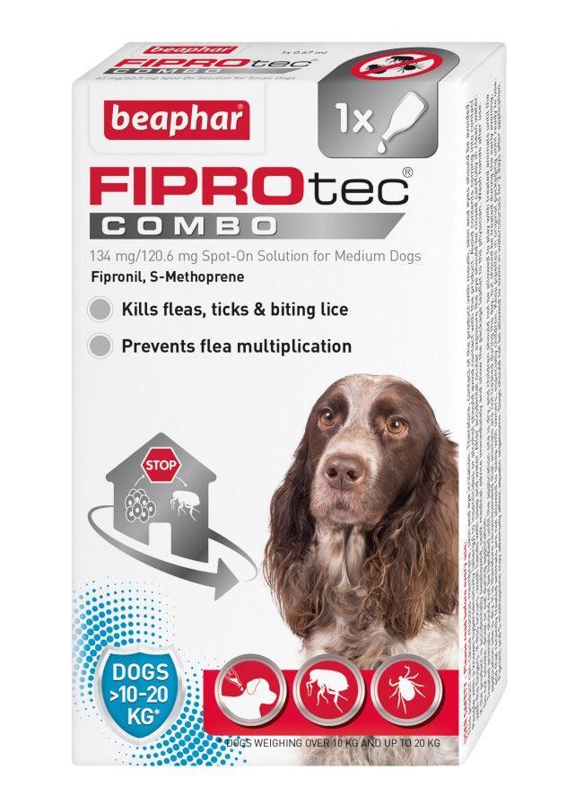 Beaphar FIPROtec COMBO Med Dog 1 pip x6 | Luxury Home Accessories | Heulog Glow