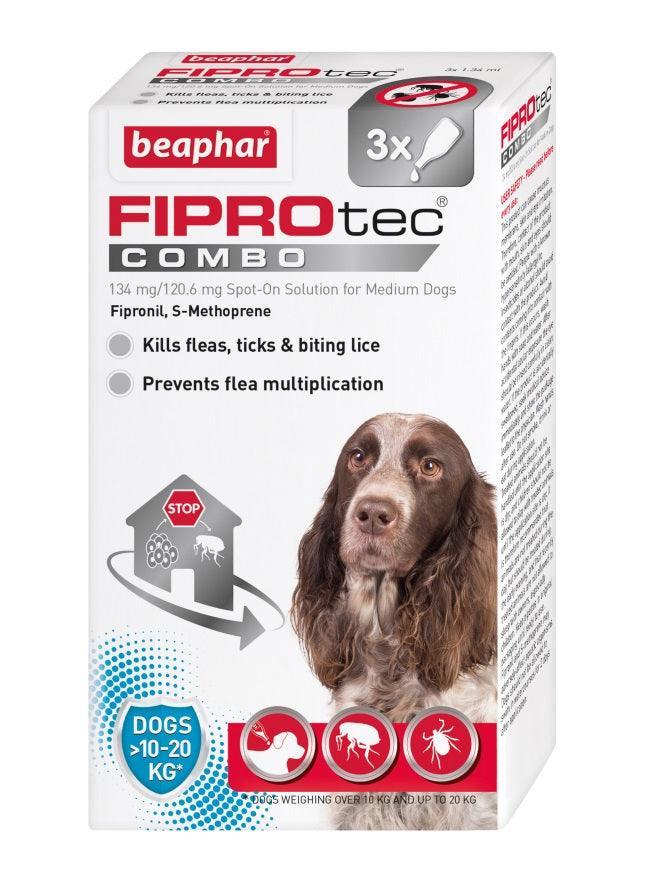 Beaphar FIPROtec COMBO Med Dog 3 pip x6 | Luxury Home Accessories | Heulog Glow