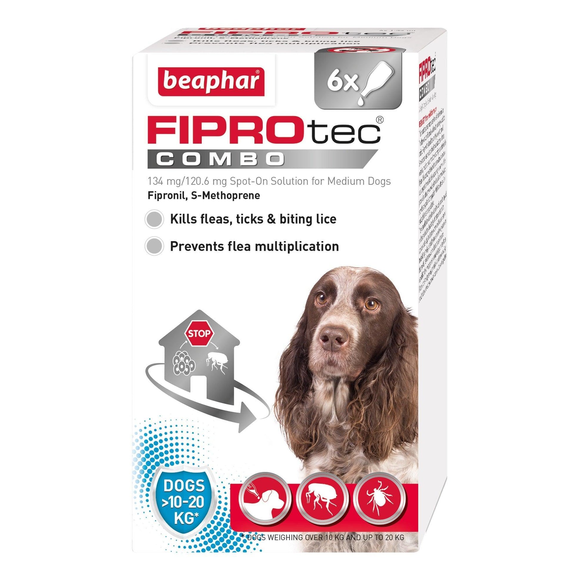 Beaphar FIPROtec COMBO Med Dog 6 pip x4 | Luxury Home Accessories | Heulog Glow