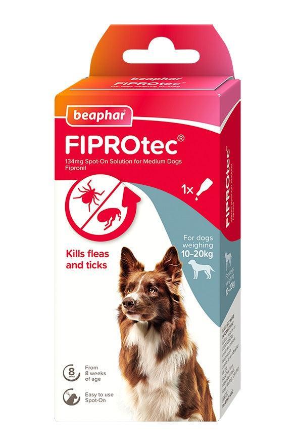 Beaphar FIPROtec Med Dog 1 pipette x6 | Luxury Home Accessories | Heulog Glow