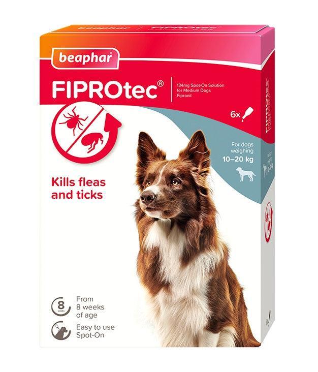 Beaphar FIPROtec Med Dog 6 pipette x6 | Luxury Home Accessories | Heulog Glow