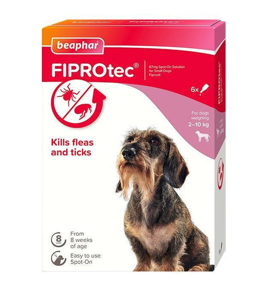 Beaphar FIPROtec Small Dog 6 pipette x6 | Luxury Home Accessories | Heulog Glow