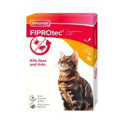 Beaphar FIPROtec Spot-On for Cats 6 pipette | Luxury Home Accessories | Heulog Glow