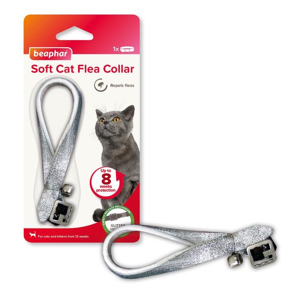 Beaphar Glitter Soft Cat Flea Collar 30cm | Luxury Home Accessories | Heulog Glow